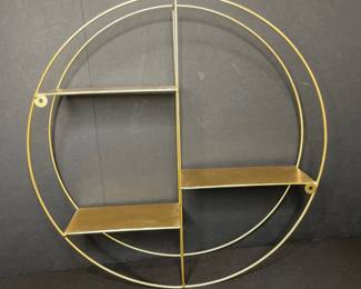 Metal hanging wall shelf 