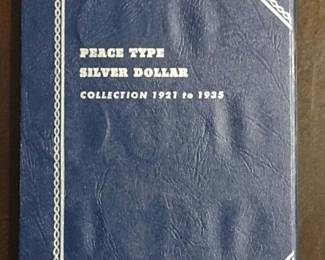 Peace Type Silver Dollar Collection 1921-1935