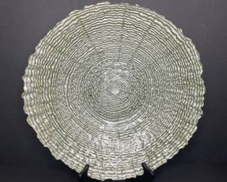 Large glass decor bowl