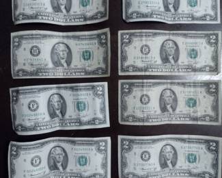 1976 Two Dollar Bills