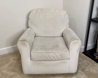 Wide wale corduroy glider 