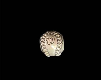 Pandora Washington National baseball charm 