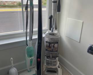 Vacuums: Shark, Hoover 
Hoover wet mop