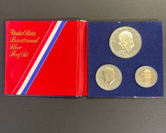 Bicentennial Silver Proof coin set 