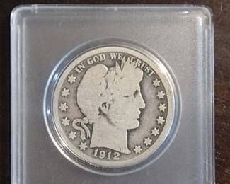 1912 Barber Half Dollar