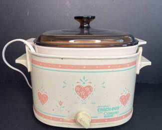 Vintage Crock Pot Corning ware 