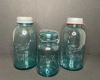 Ball large mason canning jars