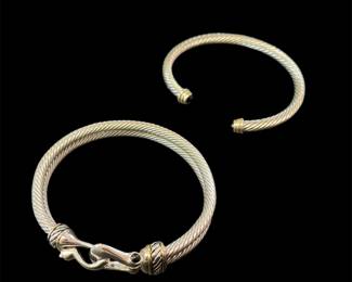 David Yurman/Brighton style bracelets 