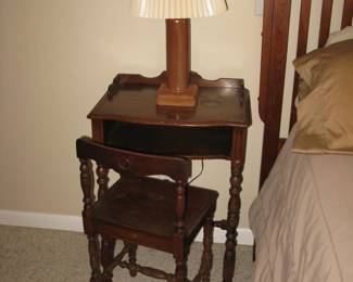Vintage Writing Desk and Chair