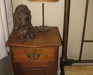 Antique Wash Basin Cabinet
