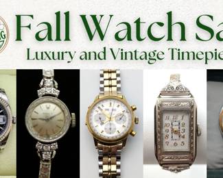 Fall Watch Sale Luxury and Vintage Timepieces