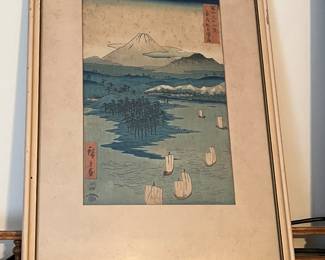 Utagawa Hiroshige "Sparrows and Poppies"