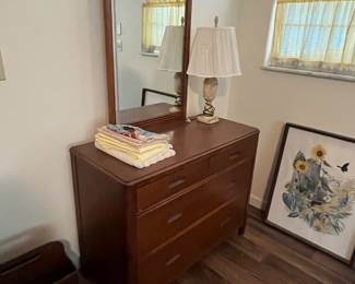 HILL-ROM dresser with mirror.