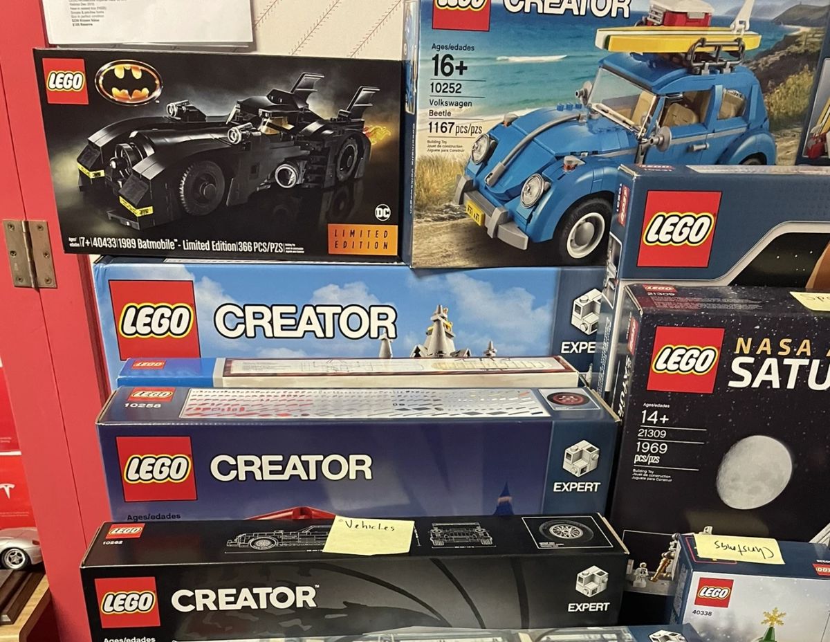 LARGE SELECTION OF LEGOS - many still new in box and retired.