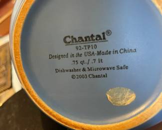 Chantal teapot.