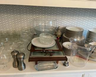 Glassware and more.