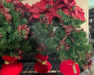 Small Christmas trees.