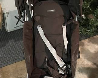 MacLaren folding stroller.