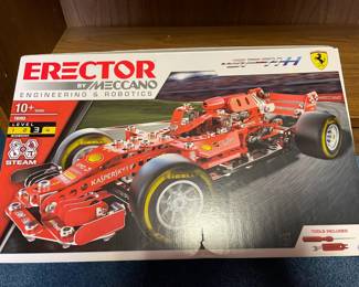 Erector by Meccano Ferrari F1 Set 18303 New In Box, Factory Sealed. 