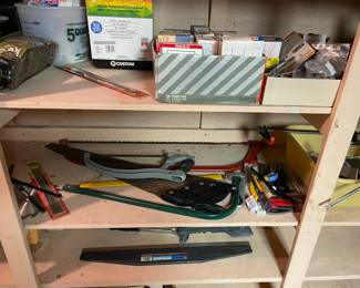 Assorted tools and accessories.