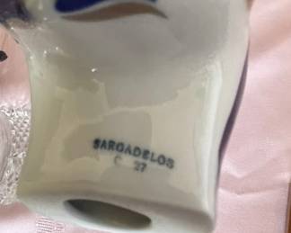 Sargadelos Spanish Porcelain Bull Toro Figurine.

