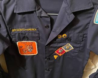 Boy Scout shirt.