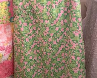 70's Lilly Pulitzer style Skirt (made from a pattern).