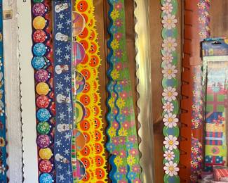 Bulletin board borders.