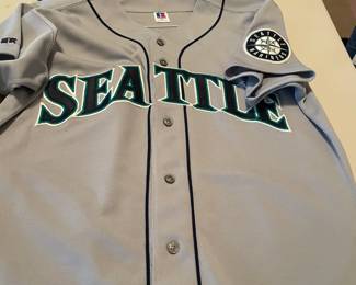 Seattle Mariners Russell Athletic authentic baseball jersey.