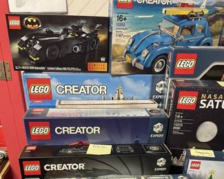 LARGE SELECTION OF LEGOS - many still new in box and retired. 

