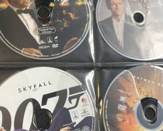 Folder with over 50 CDs.