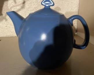 Vintage ceramic round teapot.