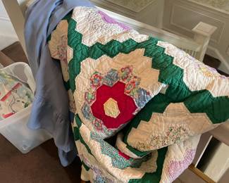 Handmade quilt.