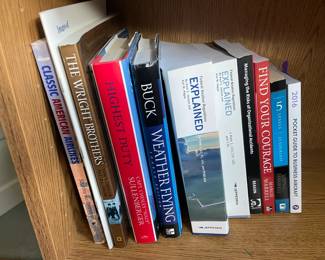 Large book selection.