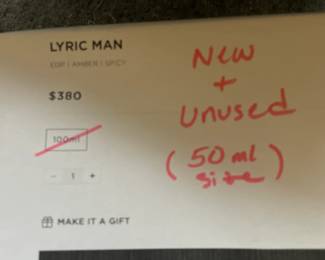 Amouage Lyric Man EDP Eau De Parfum 3.4 fl. oz. 100ml (new-sealed in package).