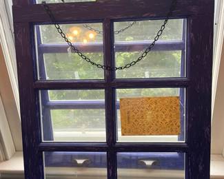 Pair of window frames.