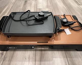 Bella and Presto electric griddles
