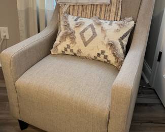 Tan accent chair