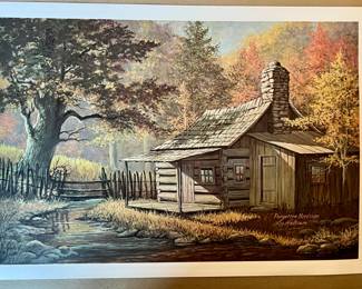 Unframed art print "Forgotten Heritage" numbered and signed by Lee Roberson with COA (#894/1000)