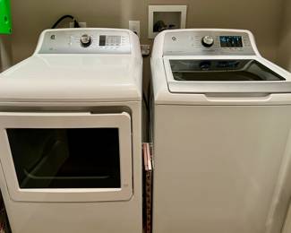 GE washer and dryer