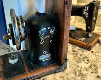 Sewing machine bookends