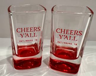Gatlinburg souvenir shot glasses