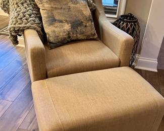 Noble House armchair and ottoman