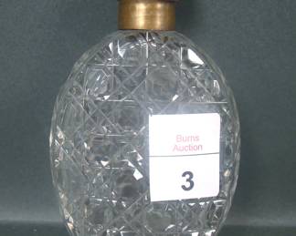 EARLY CUT CRYSTAL COLOGNE BOTTLE
