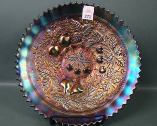 NORTHWOOD STIPPLED THREE FRUITS PLATE