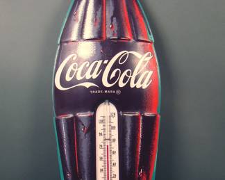 LARGE VINTAGE COCA COLA THERMOMETOR