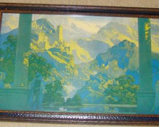 MAXFIELD PARRISH TRIPTYCH PRINT