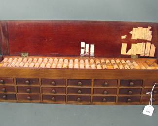 VINTAGE WATCH MAKER'S/ JEWELERS CHEST