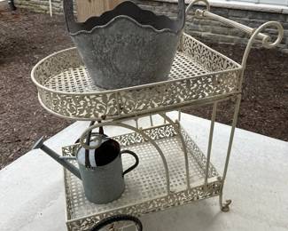 Metal Bar Cart 