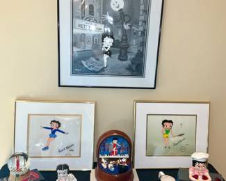 Betty Boop, Art Cels, Betty Boop Artwork, Betty Boop Decor, animation cels, animation production cells